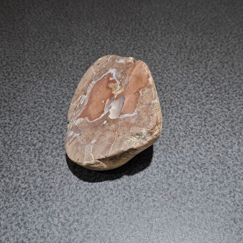 Thunderegg Agate half nodule polished, like new, 11.5 cm