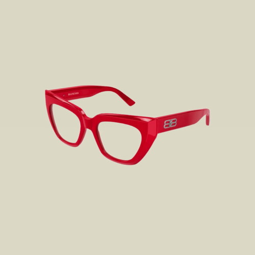 Balenciaga BB0238O eyeglasses new, red