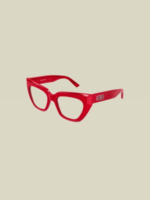 Balenciaga BB0238O eyeglasses new, red