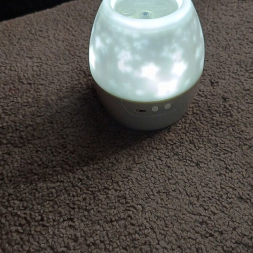 Aca Décor Balloon Night Light and Projector like new, white/grey