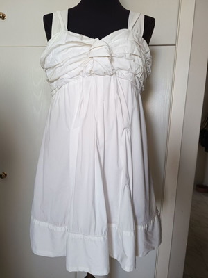 Flavio Castellani short summer dress Large like new, white