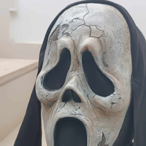Custom Scream Ghostface Mask hand painted, like new
