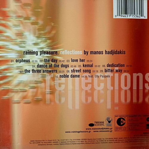 Raining pleasure - Reflections Digipack CD like new, electronic