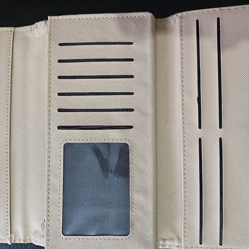 Purple wallet used