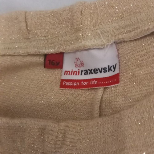 Raxevsky gold leggings like new, size S 36 8