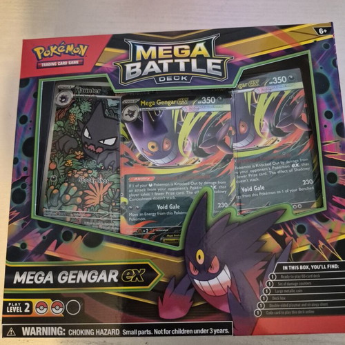 Mega Gengar Battle Deck new with Haunter Illustration rare card