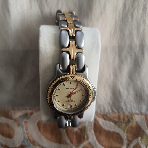 O'Neil men's watch like new, gold and silver