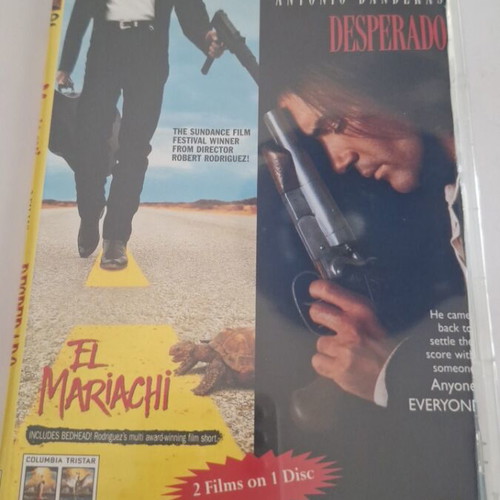 El Mariachi and Desperado DVD like new, double feature Antonio Banderas