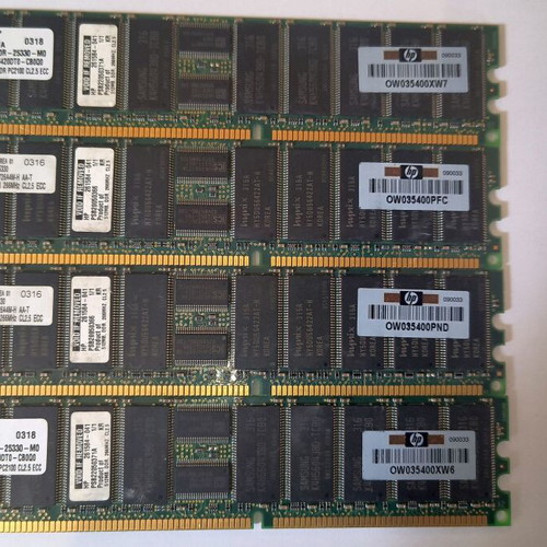 2GB DDR Registered ECC server memory used