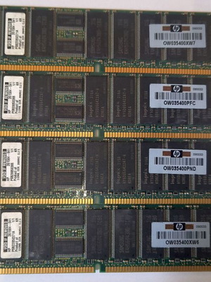 2GB DDR Registered ECC server memory used