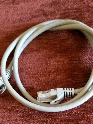 UTP CAT6 4P 26 AWG ISO 11801 EIA/TIA 568 cable used 1m