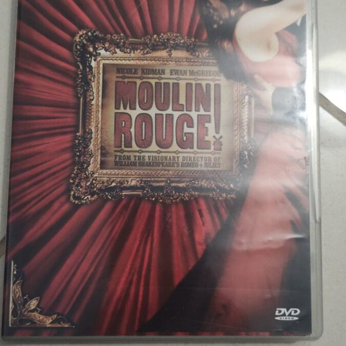 Moulin Rouge DVD used, foreign film, Nicole Kidman, 2-disc, Greek subtitles