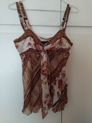 GLS Fashion Blouse top medium size like new, multicolor