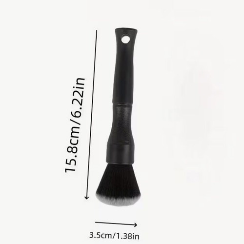 Car Detailing Brushes Premium Set 2 Pieces for Interior Cleaning