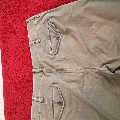 American Eagle chino pants used, gray and green khaki, size 32x34, set of 2