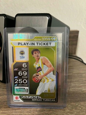 Mirsad Turkcan basketball card 106/299 Fenerbahce like new