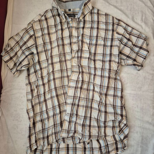 Authentic XL men's shirt like new, beige and brown