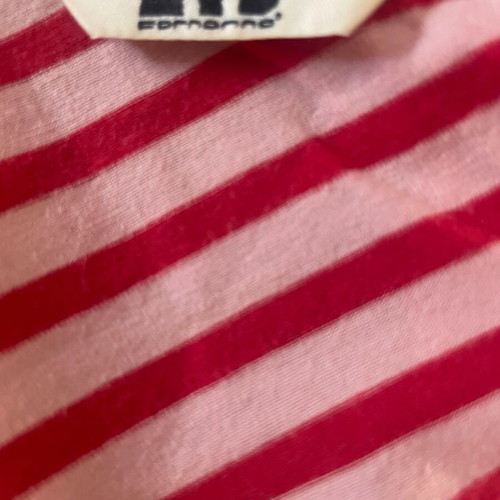 Fornarina summer striped red cotton blouse like new