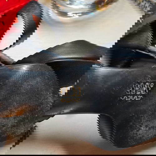 Γόβες Artepiedi μεταχειρισμένες, μαύρες με ασημένια μεταλλικά στοιχεία