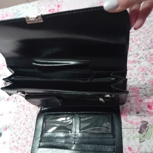 Men's Bag new, black with multiple storage compartments