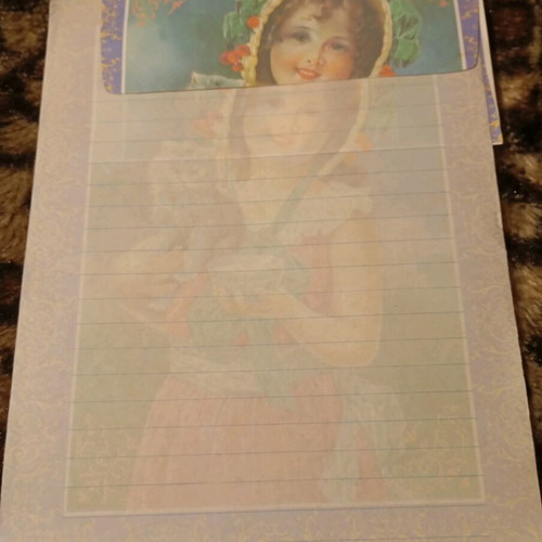 Correspondence like new, 1 sheet with envelope