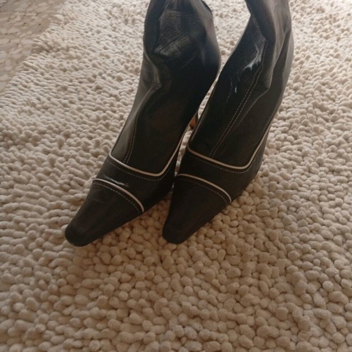 Jimmy Choo Black Boots Like New 39.5 With Zipper