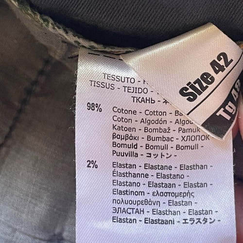 Berto Lucci fabric pants like new, blue