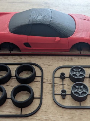 Honda NSX 3D Printed Car Kit made to order