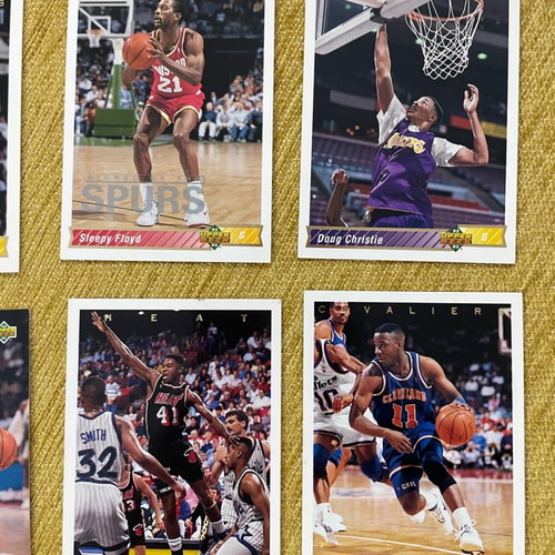 NBA Upper Deck 1992 cards used