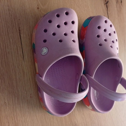 Crocs children's clogs like new, purple, size C13 (30-31)