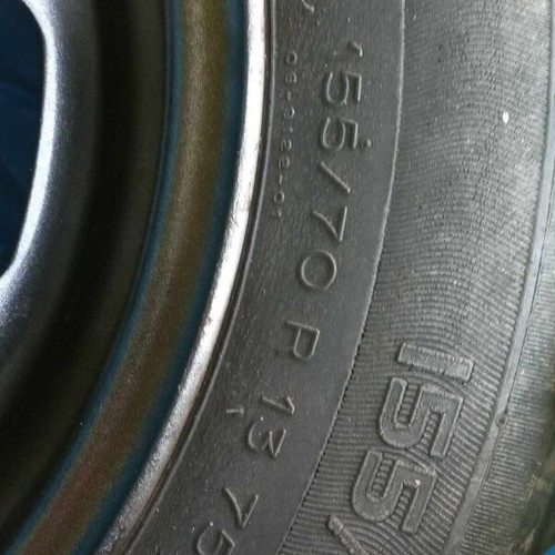Wheels with tires 13” set of 4, like new, ET35 4x100 155/70R13