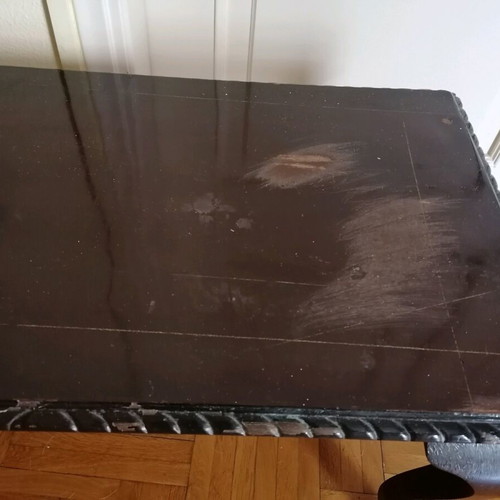 Wooden vintage coffee table used from 1950