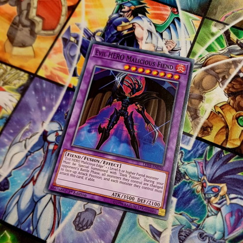 Evil HERO Malicious Fiend LED5 Yu-Gi-Oh! card