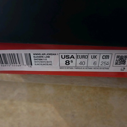 Air Jordan 1 Elevate Low women's shoes like new, white