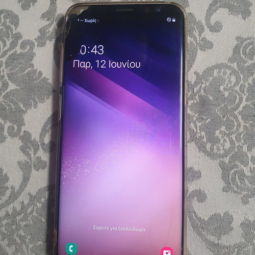 Samsung Galaxy S8 used phone for parts with broken screen
