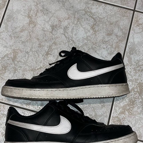 Nike Court Vision Low Next Nature used men's shoes size 44.5 black-white
