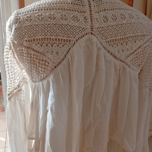 Cotton cardigan Berska like new, size Small, white
