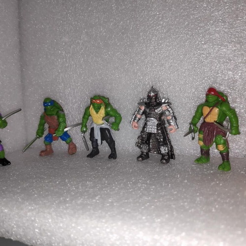 TMNT Master Splinter & Shredder collectible figure set like new