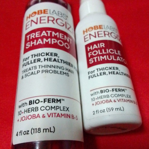 Hobe Labs Energizer shampoo and lotion for hair loss, like new