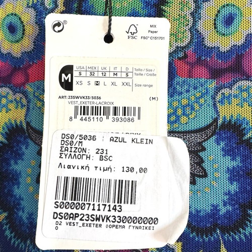 Desigual Lacroix Exeter mini dress new, colorful psychedelic pattern