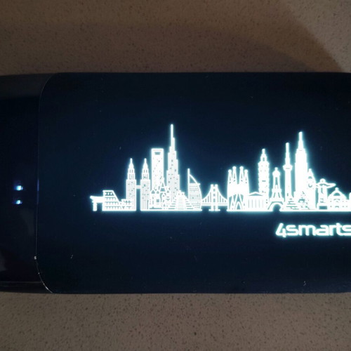 4smarts Power Bank VoltHub 8000 mAh with 2 USB ports like new, black