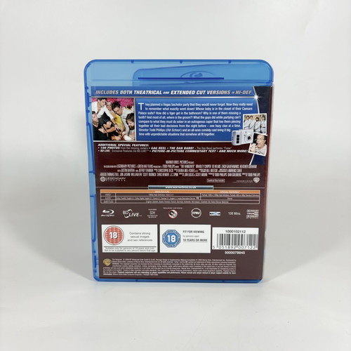 The Hangover Extended Cut Blu-ray like new with English subtitles