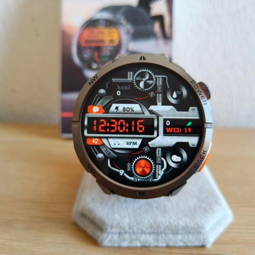 MT68 Smartwatch with 1.7" Full Touch Screen and Metal Bracelet