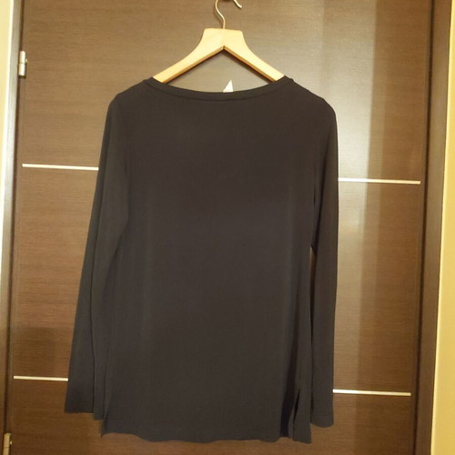 Women's blouse with rhinestones like new, black