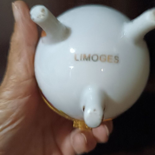 Limoges eggs new, set of 3 decorative