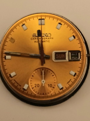 Seiko Chronograph 6139-6002 πορτοκαλί μεταχειρισμένο ανδρικό ρολόι