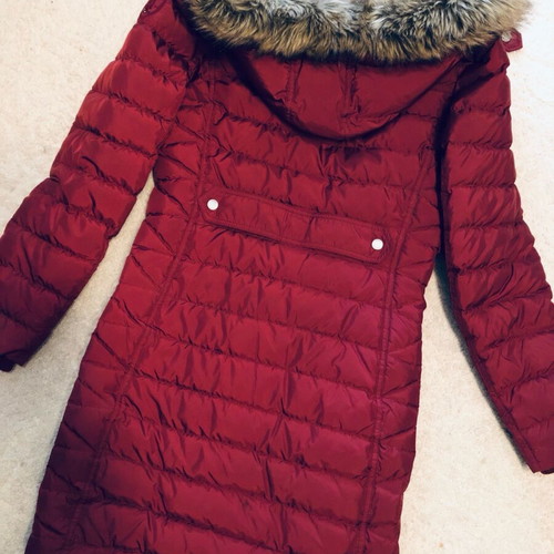 Tommy Hilfiger women's long jacket like new, size S, red