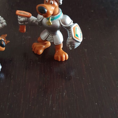 Scooby-Doo figures used, set of 2, 6 centimeters