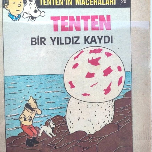 Tintin: Bir Yildiz Kaydi used comic in Turkish