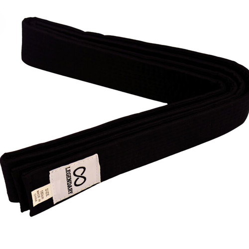 Legendary black martial arts belt new